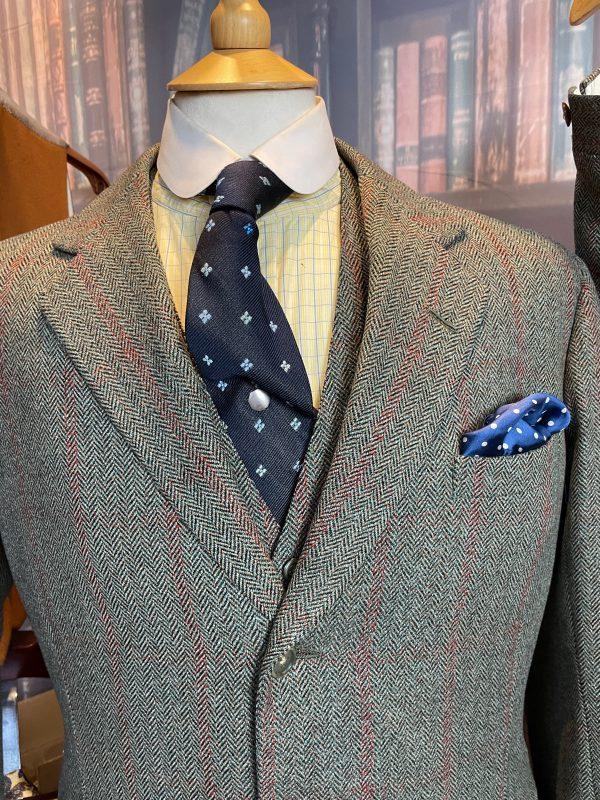 Vintage 1959 Bespoke Super Heavyweight Green Tweed Suit 38Chest /35Waist. (Cole) - Image 18