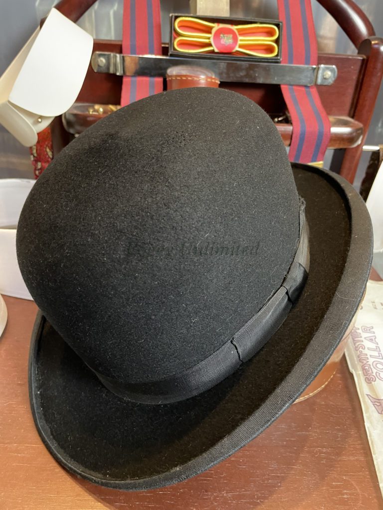 Vintage Edwin Dawkins & Son Axminster Bowler Hat Size 6 7/8