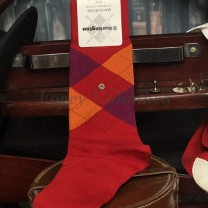 Traditional Burlington Argyle Socks. The Highest Quality. Cotton Mid Calf Length
