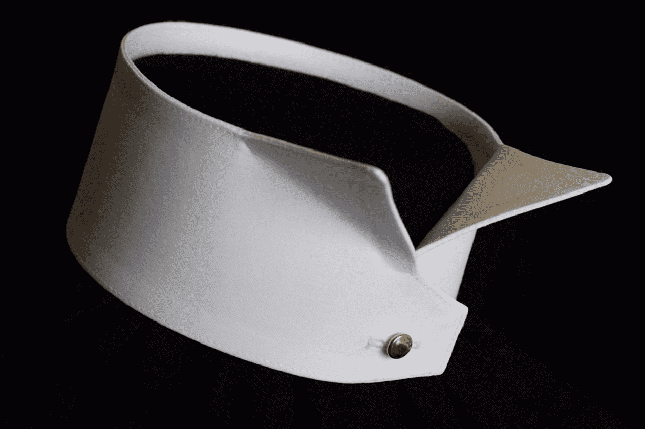 Grafton Stiff Detachable Starched Collar to attach to your collarband shirt