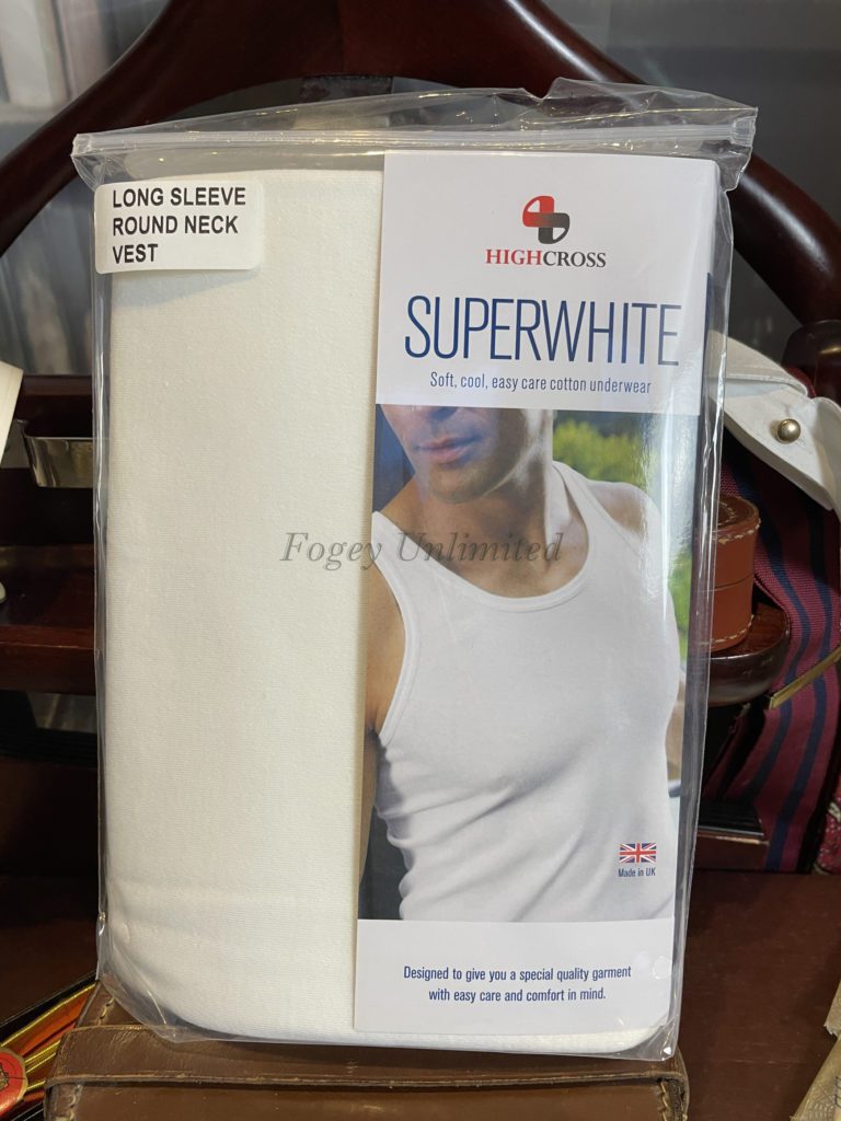 High Cross Traditional Superwhite Combed Cotton T-Shirt - Fogey Unlimited