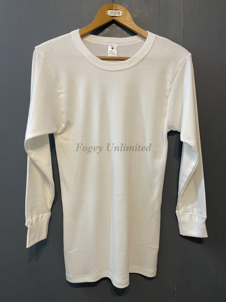 High Cross Traditional Superwhite Combed Cotton LONG SLEEVE undershirt