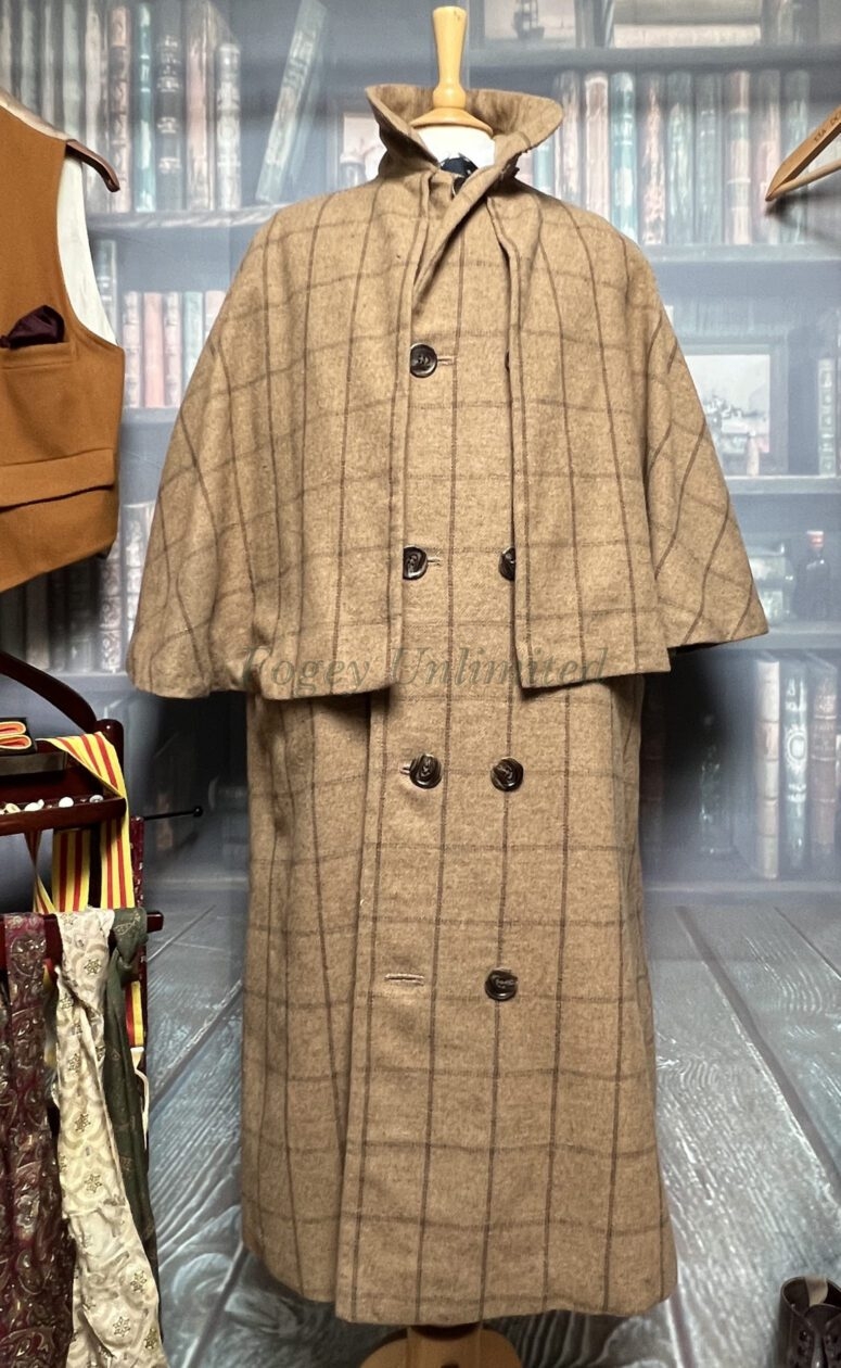 Gentleman s Inverness Cape or Ulster Cape 44 46 112 117cm Chest approx Fogey Unlimited