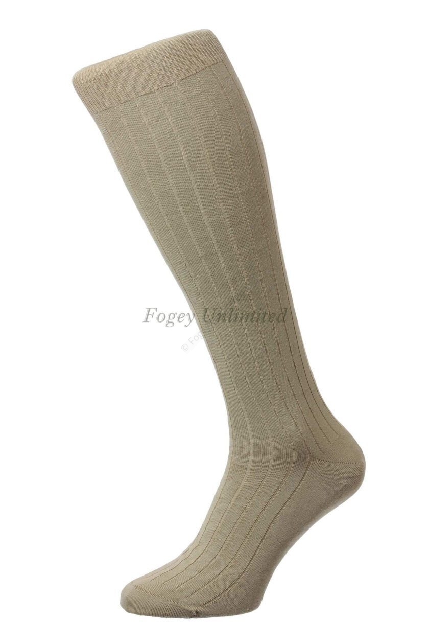 Gentlemans Knee High OTC (Over the calf) Long Socks/Hose. Cotton ...