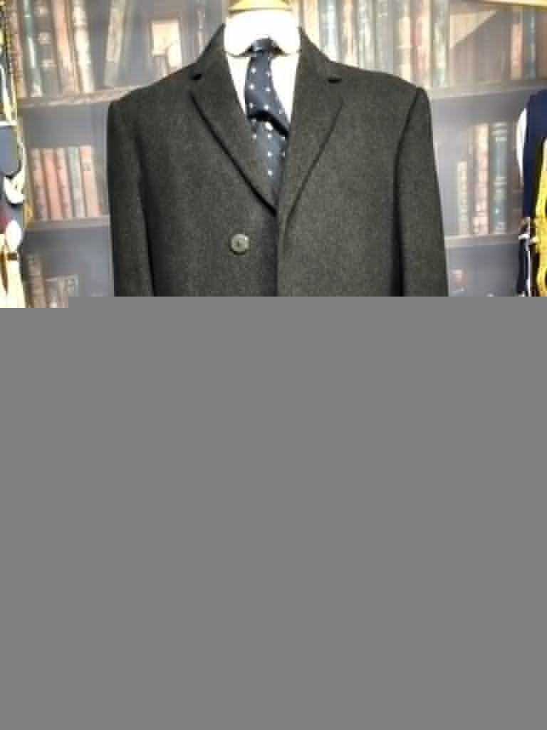 Vintage Crombie for Burtons Heavyweight Wool Overcoat 40