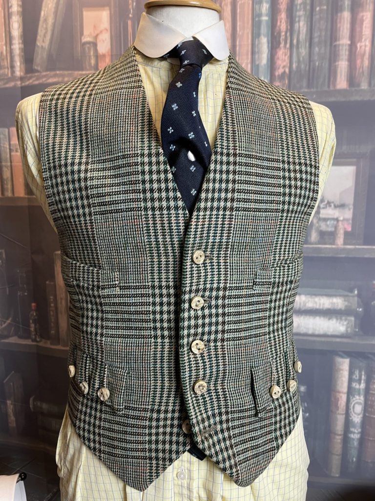 Vintage Bespoke Tweed Kilt Jacket and Waistcoat dated 1965. 38Chest ...