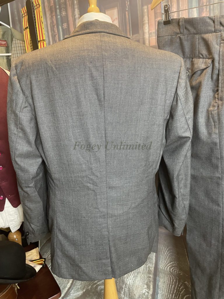 Vintage 3 Piece Grey Suit 38-40C/34W (RefPK3WC) - Fogey Unlimited