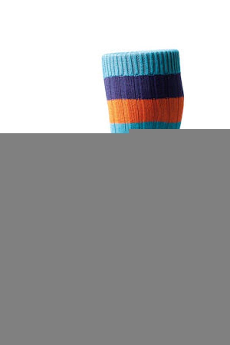 The Henley Sock with Rib Block Stripe by Scott Nichol