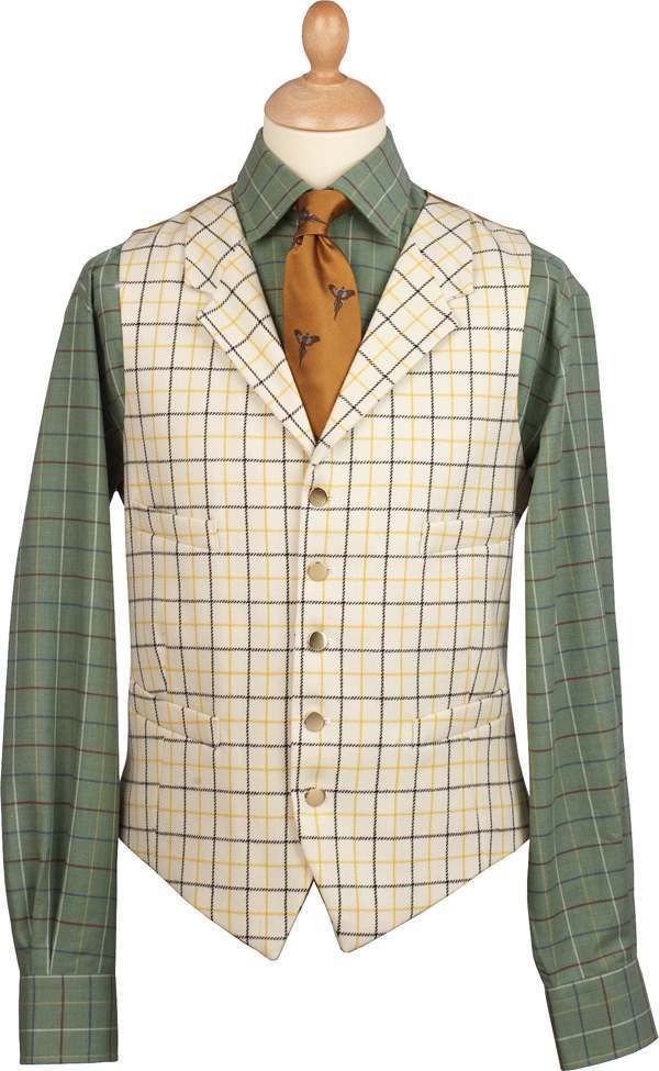 Tattersall online waistcoat mens
