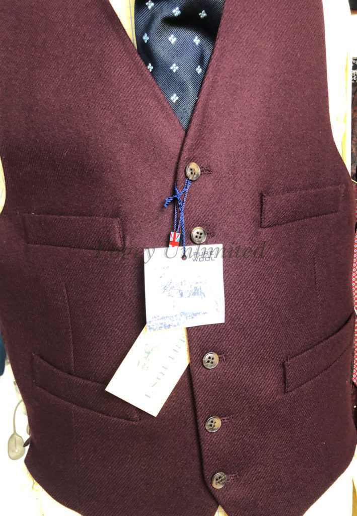 Traditional Wool Ross Waistcoats/Vests from Gurteen