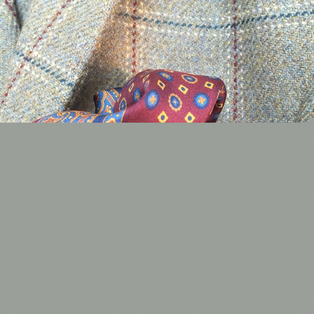 Traditional Silk Gentlemans Handkerchief/Pocket Square