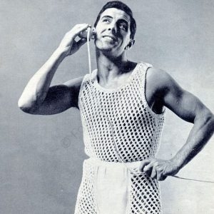 Vintage Gentleman's String Vest/Singlet Underwear. New Old store stock. Unworn. (SVVTG)