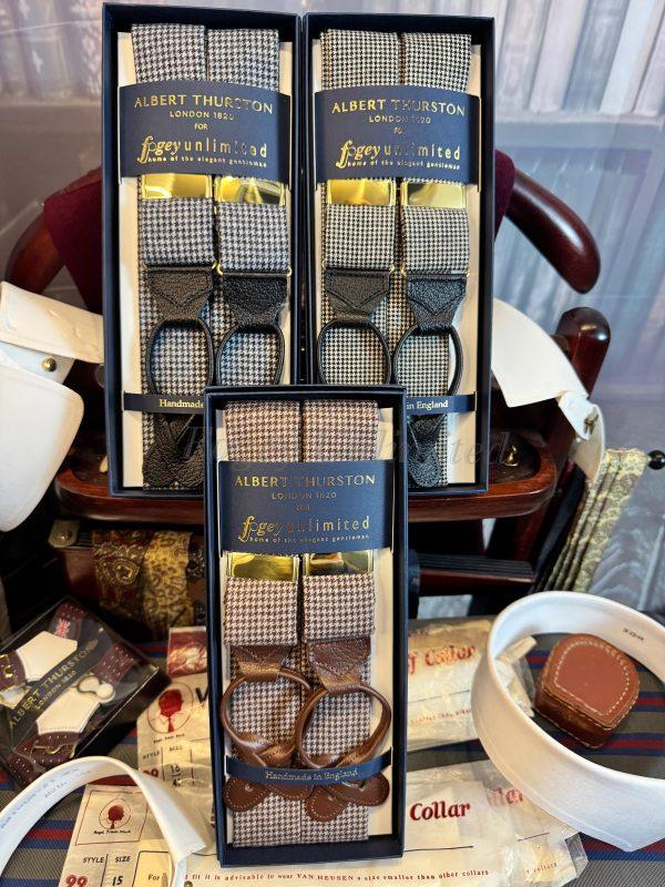 Albert Thurston Dugdale Bros Cloth Woven Braces (Suspenders) City and County styles - Image 7