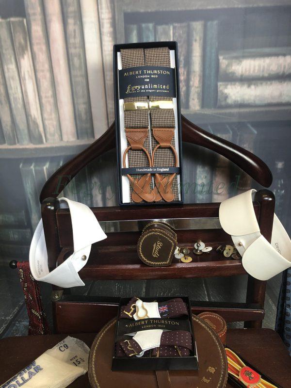 Albert Thurston Dugdale Bros Cloth Woven Braces (Suspenders) City and County styles - Image 10
