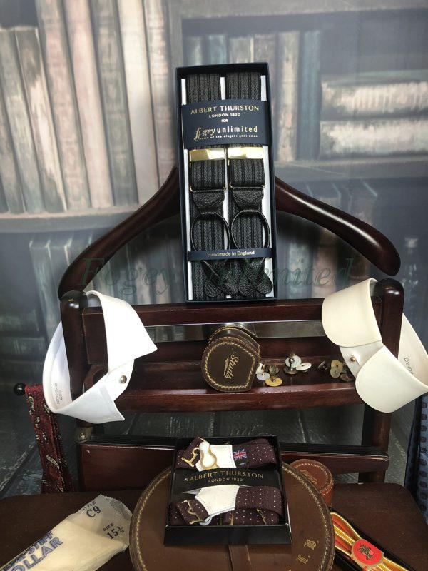 Albert Thurston Dugdale Bros Cloth Woven Braces (Suspenders) City and County styles - Image 8