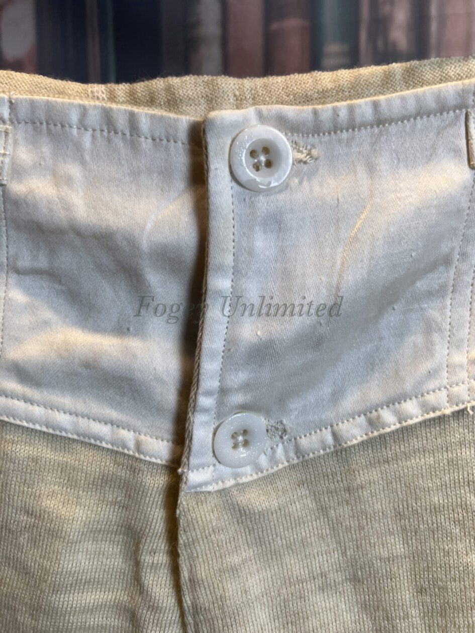Vintage Rare Wool Button Front Yoke Front Trunks Drawers Underwear with ...