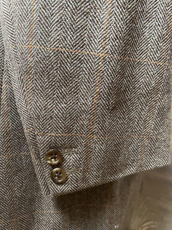 Vintage Bespoke 1964 Parsons of Yeovil Tweed Hacking Jacket 40"L /102cm Chest (ParY) - Image 6