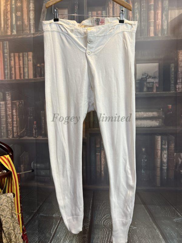 Vintage Long Johns Brace Tapes, Yoke front. German Waist 37"/94cm  (Ref: Acla)