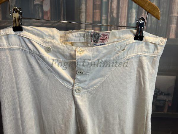 Vintage Long Johns Brace Tapes, Yoke front. German Waist 37"/94cm  (Ref: Acla) - Image 4