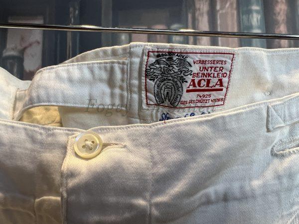 Vintage Long Johns Brace Tapes, Yoke front. German Waist 37"/94cm  (Ref: Acla) - Image 3