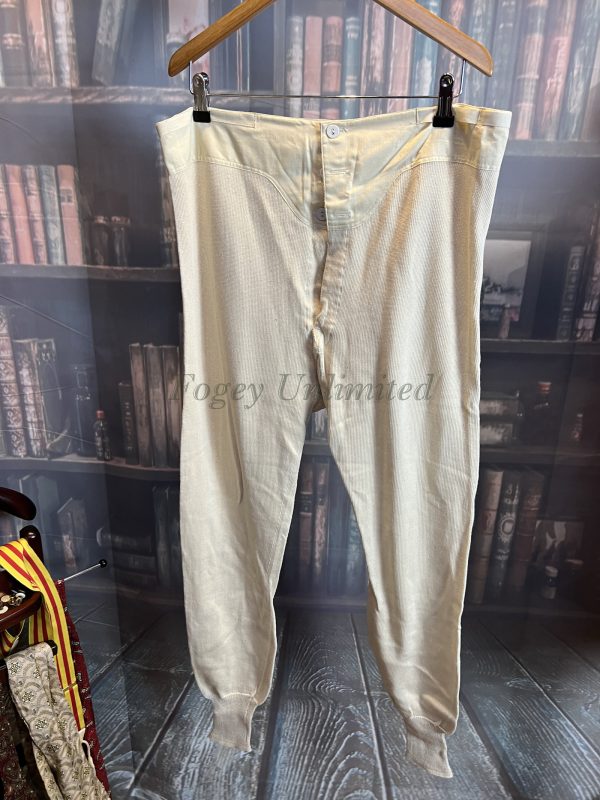 Vintage Long Johns Brace Tapes, Yoke front.Waist 35"/89cm  (Ref: FNDC)