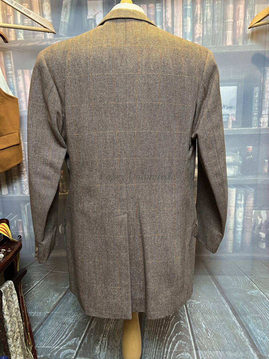 Vintage Bespoke 1964 Parsons of Yeovil Tweed Hacking Jacket 40