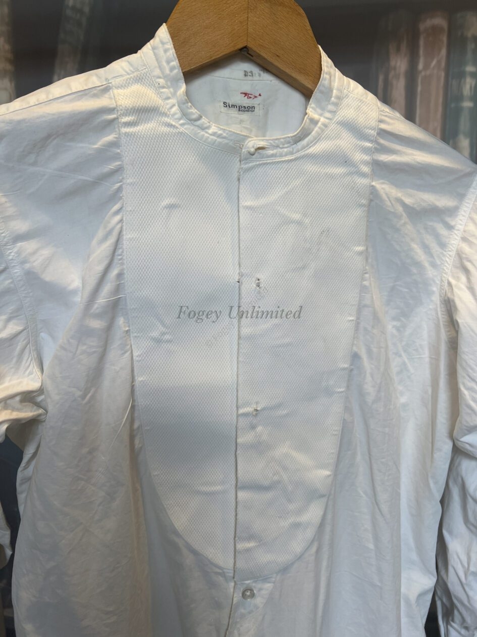 White tie and white shirt hotsell