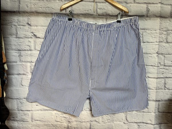 Vintage Sunspel Special Cut Striped Traditional Boxer Shorts New in packet Waist 48"