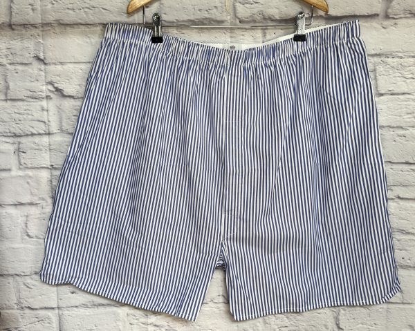 Vintage Sunspel Special Cut Striped Traditional Boxer Shorts New in packet Waist 48" - Image 3