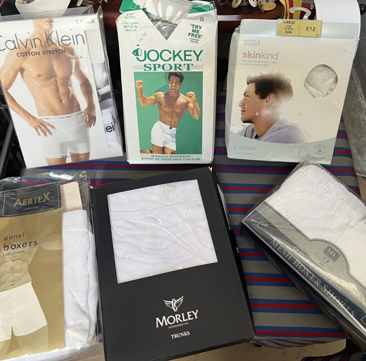 Vintage New Old store stock Gentlemans Underwear. Trunks Boxer Shorts . Unworn. Various Styles and sizes (Ref:L3)