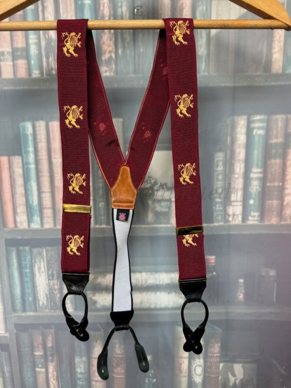 Pre-Loved Albert Thurston Barathea Braces/Suspenders. Various Colours (Ref:M) - Image 2