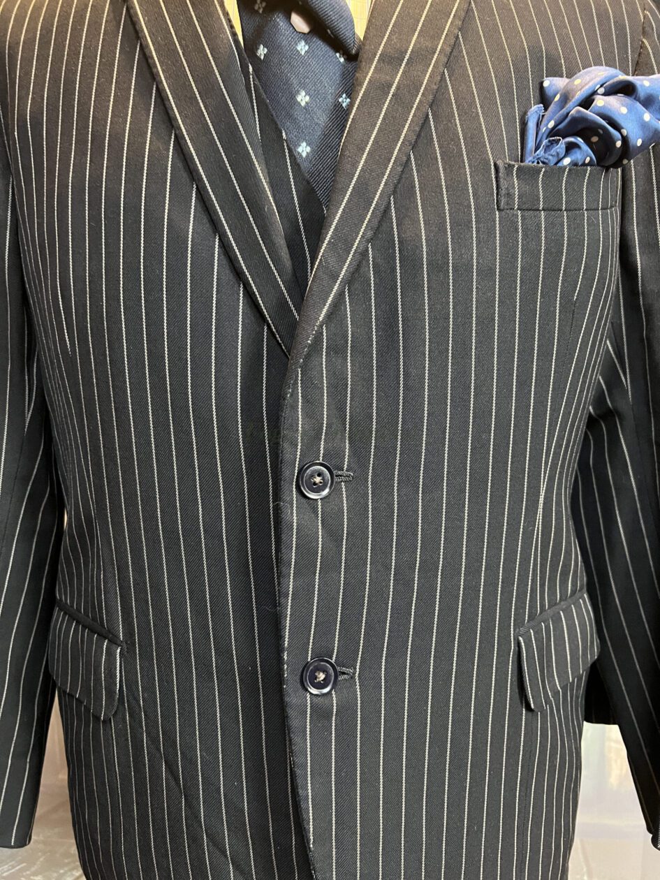 Vintage 1969 Bespoke 3 Piece Pinstripe Suit 40C/34W (CK69) - Fogey ...