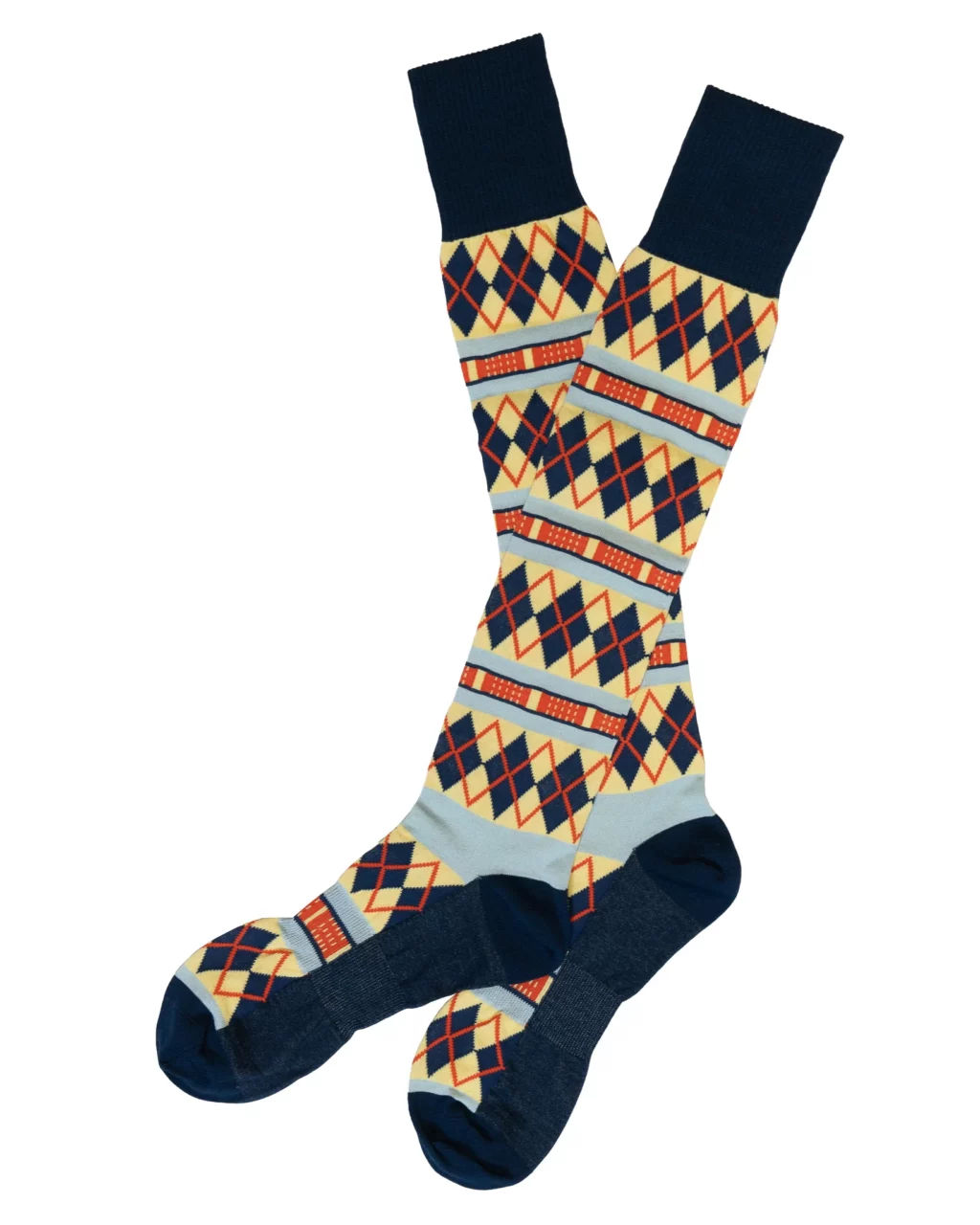 Gentleman’s Fairway Socks - Knee High by SJC. 5 pack - Fogey Unlimited