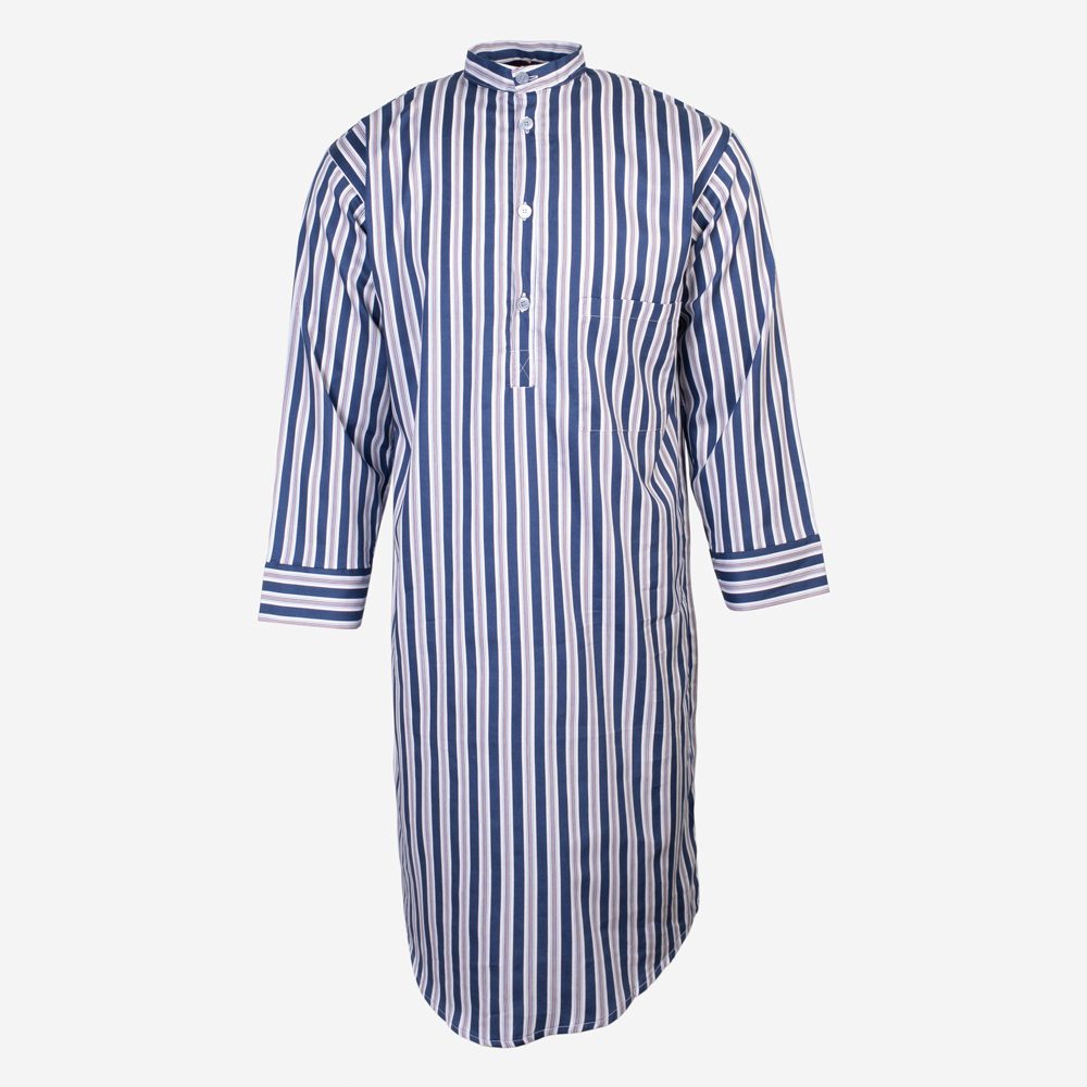 Traditional style Closed front button up Long Nightshirt by Somax. Rome ...