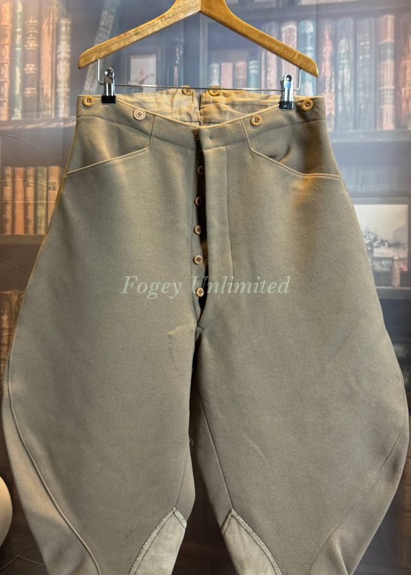 Vintage Bespoke Breeches Jodhpurs. High waist, Heavyweight. 32"/81Waist. (Ref:JSTB32) - Image 10