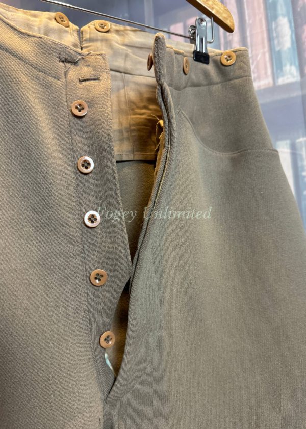 Vintage Bespoke Breeches Jodhpurs. High waist, Heavyweight. 32"/81Waist. (Ref:JSTB32) - Image 4