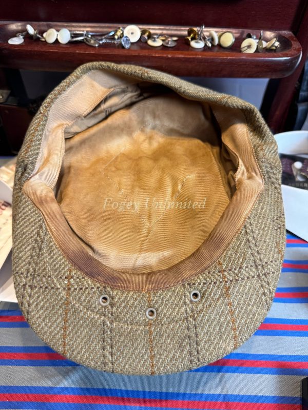 Vintage well used Herbert Johnson Tweed Caps in original box. Size: 7 1/8 58cm - Image 8