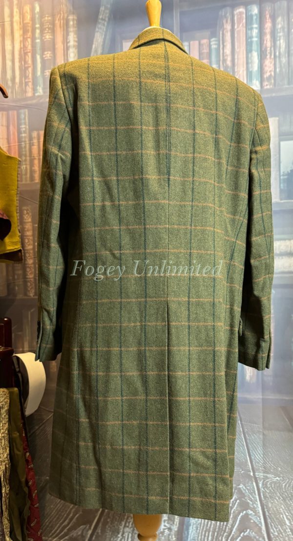 Samuel Windsor Men’s Classic 100% Wool Heritage Tweed Long Coat. Wicken 42 Chest NWT - Image 6