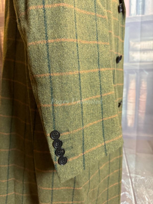 Samuel Windsor Men’s Classic 100% Wool Heritage Tweed Long Coat. Wicken 42 Chest NWT - Image 7