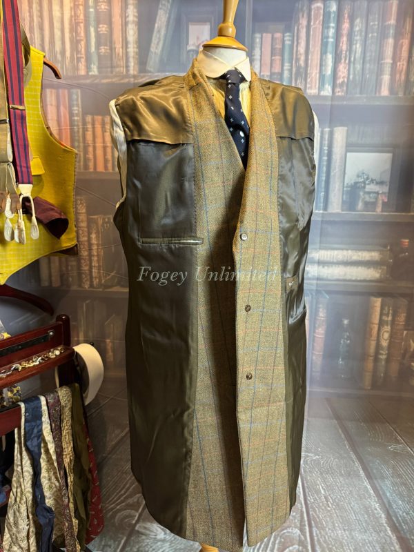 Samuel Windsor Men’s Classic 100% Wool Heritage Tweed Long Coat. Cranbourne 44 Chest NWT - Image 11