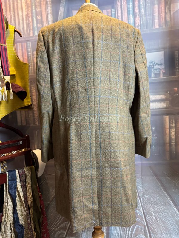 Samuel Windsor Men’s Classic 100% Wool Heritage Tweed Long Coat. Cranbourne 44 Chest NWT - Image 6