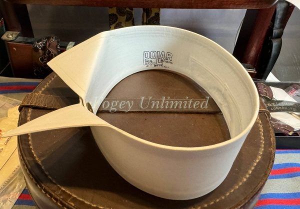 Brand New Old store Starched Stiff Detachable WING Collar Size 15"and 2" Deep (Polar) - Image 11