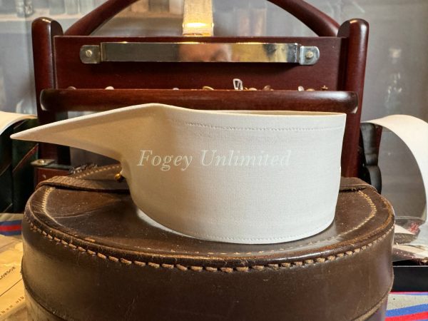 Brand New Old store Starched Stiff Detachable WING Collar Size 15"and 2" Deep (Polar) - Image 12