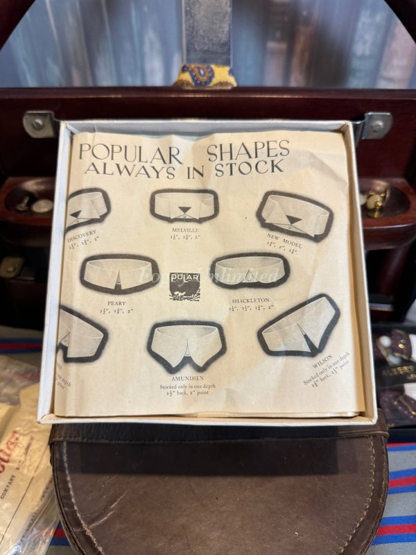Brand New Old store Starched Stiff Detachable WING Collar Size 15"and 2" Deep (Polar) - Image 6