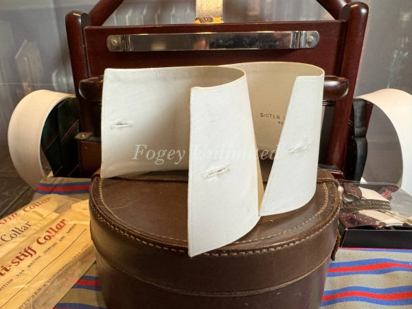 Vintage Detachable Shirt Cuffs Starched Stiff and ready for your shirt.