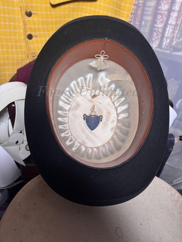 Vintage Herbert Johnson Bowler Hat Size 7 1/4" 59cm with box (HJ59) - Image 3