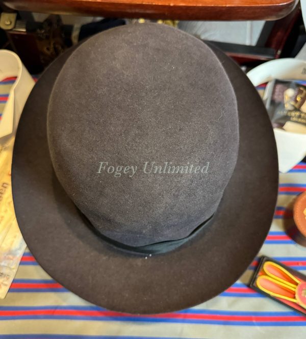 Vintage Dark Grey Tress & Co Lightweight Trilby Size 6 5/8"approx (Ref:TRS658) - Image 7