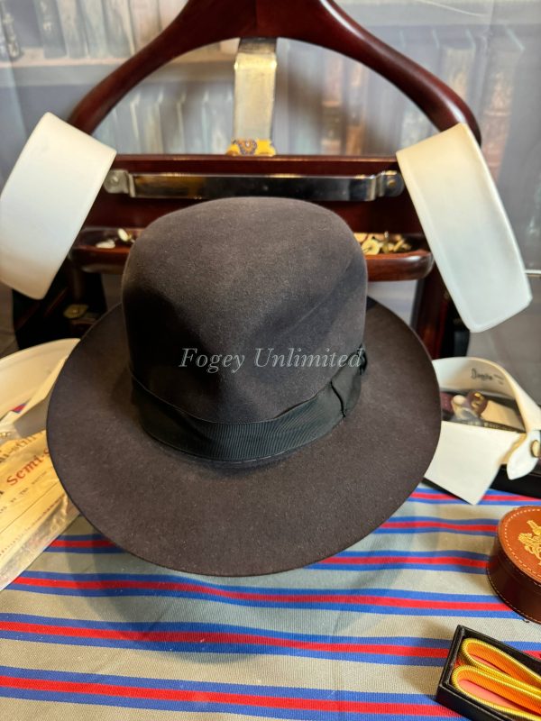 Vintage Dark Grey Tress & Co Lightweight Trilby Size 6 5/8"approx (Ref:TRS658) - Image 9
