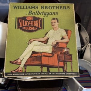 Vintage Williams Brothers Ballbraggins Long Johns with Yoke/button front and Brace Tapes 50"waist (Ref: BB50)