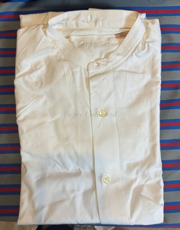 Vintage Collarband Tunic Shirt for your Stiff collar 14 1/2" (Ref: WB224)